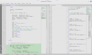 Screenshot von CudaText.